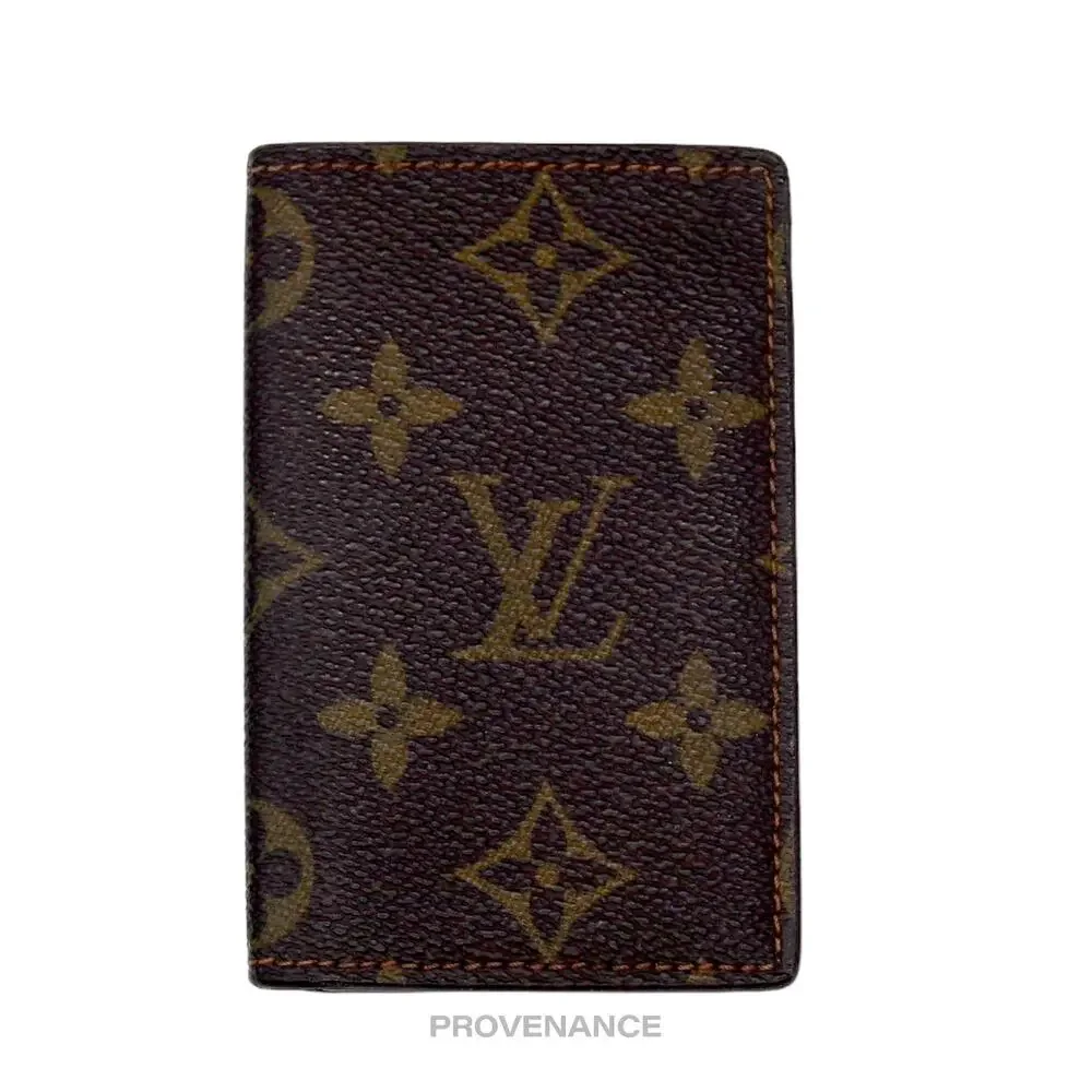 🔴 Louis Vuitton Pocket Organizer Card Wallet - Monogram Small 